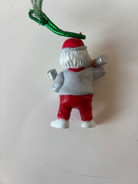 Vintage Hallmark 1989 Kringle's Gym Ornament