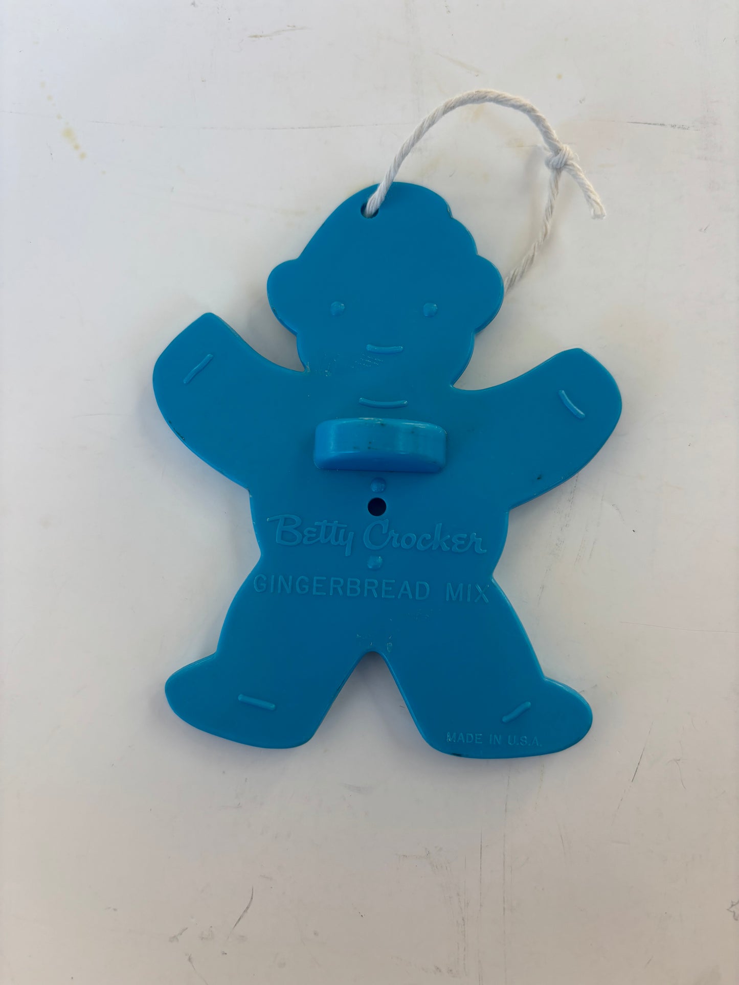 Vintage Betty Crocker Blue Gingerbread Mix Cookie Cutter
