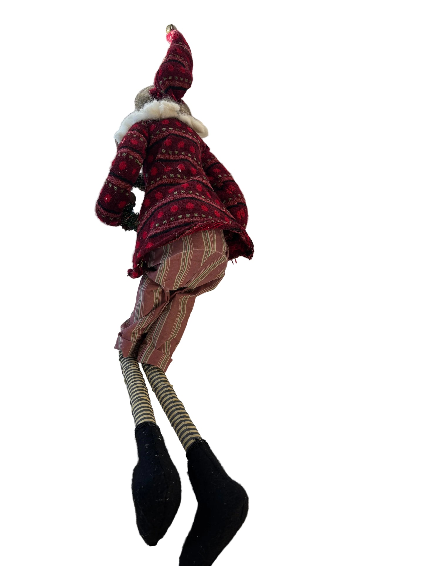Living Quarters for Bon Ton Stores Large Sitting Santa Figurine (Light Up Wreath)