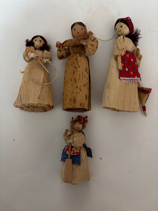 Vintage Cornstalk Doll Lot (set of 4)