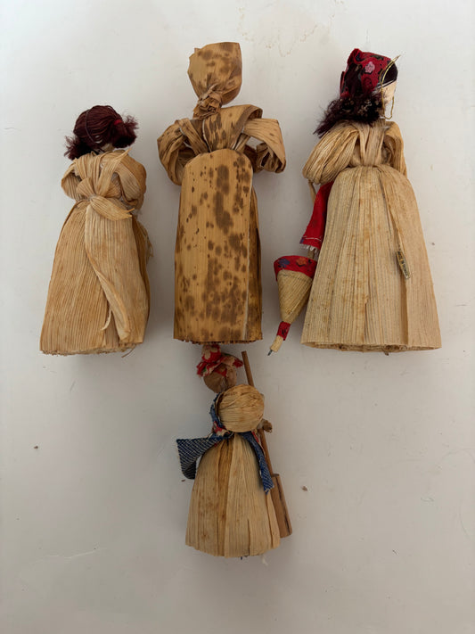 Vintage Cornstalk Doll Lot (set of 4)