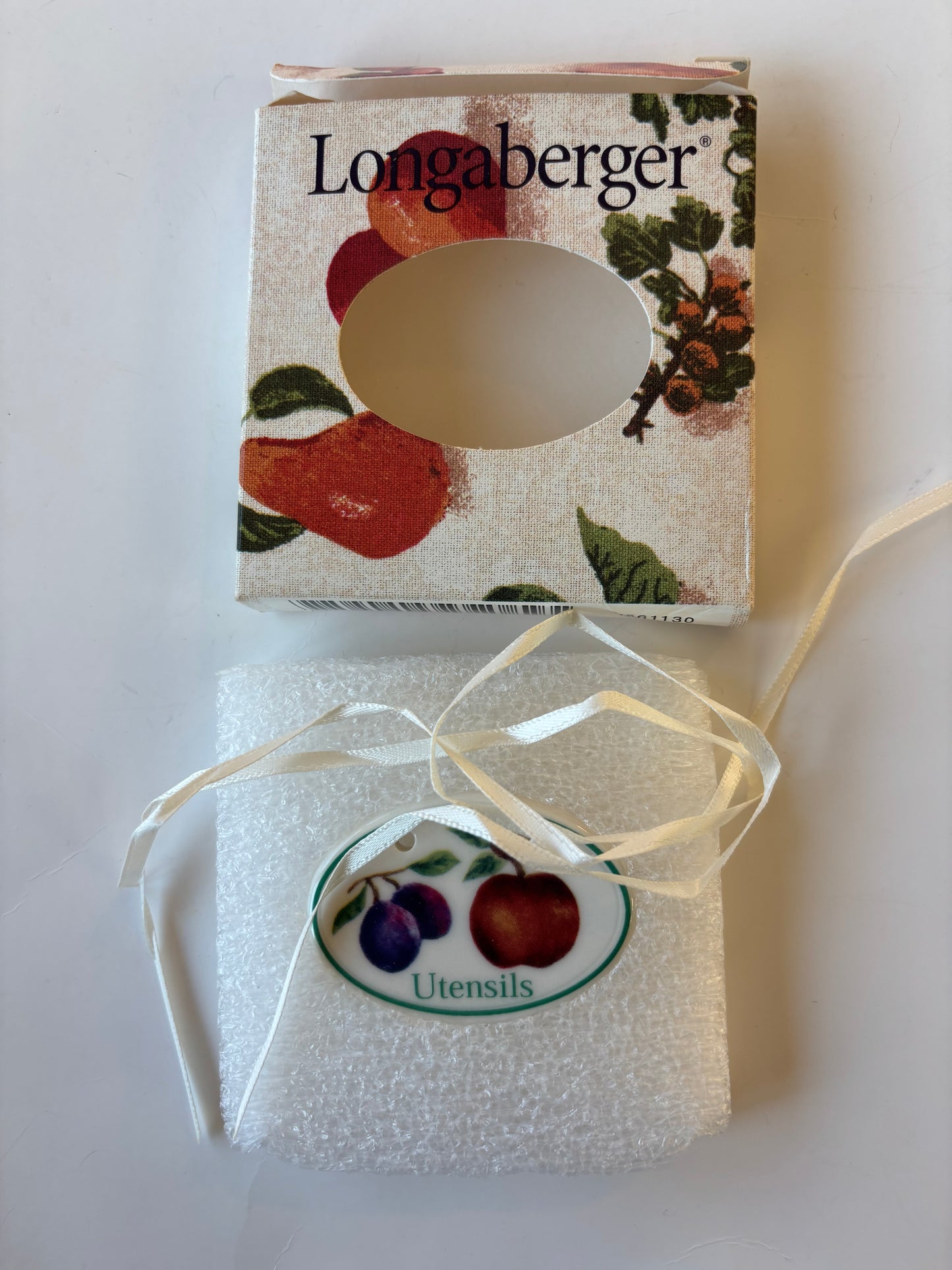 Longaberger Utensils Basket Tie On - NIB #3561130