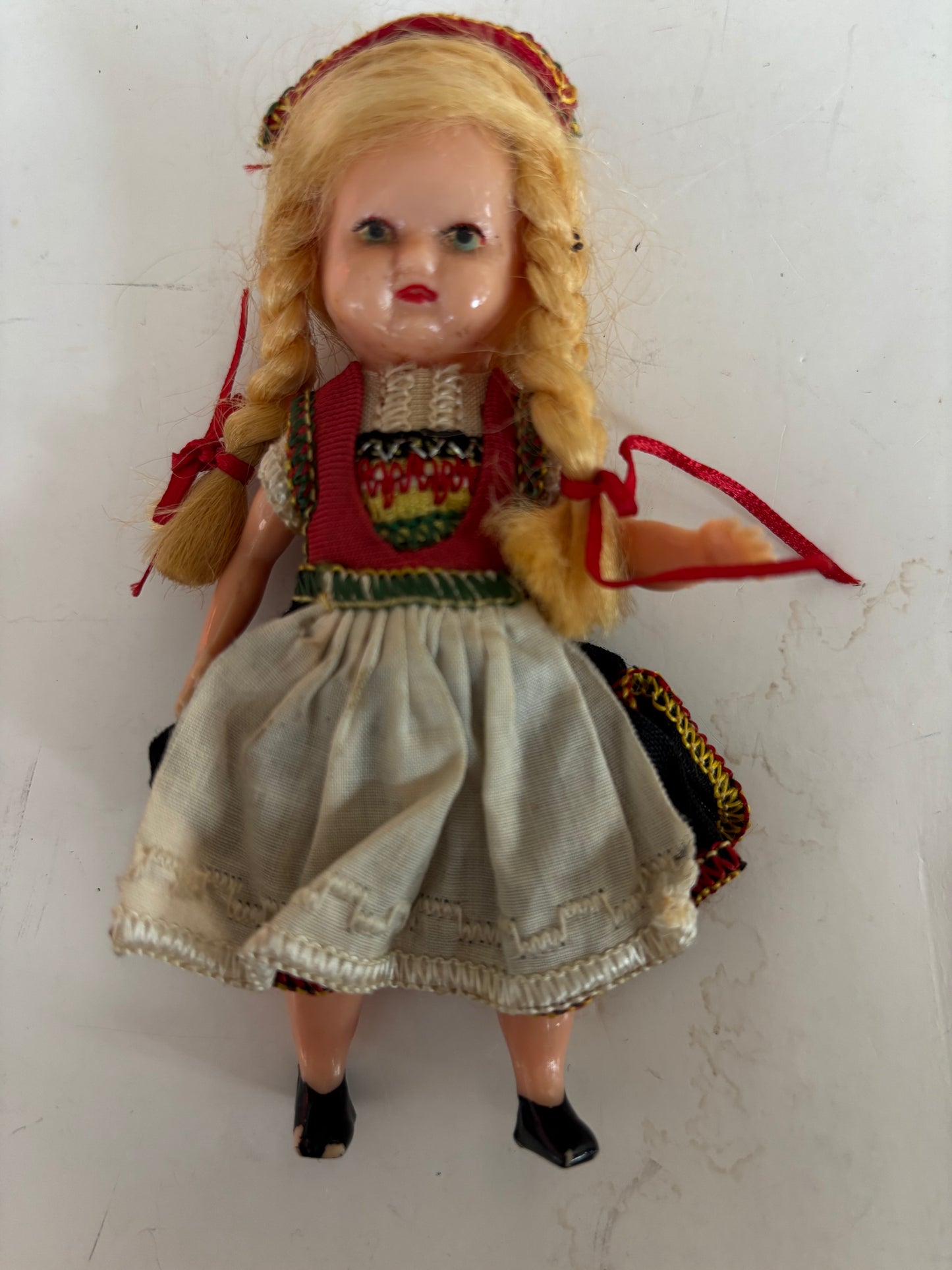 Vintage Dukke - Sverresborg Folk Doll