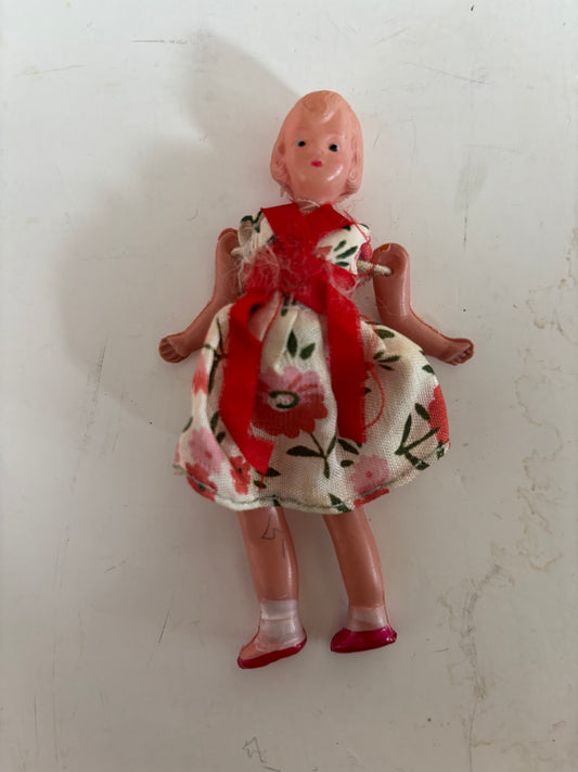 Vintage Miniature Celluloid Doll