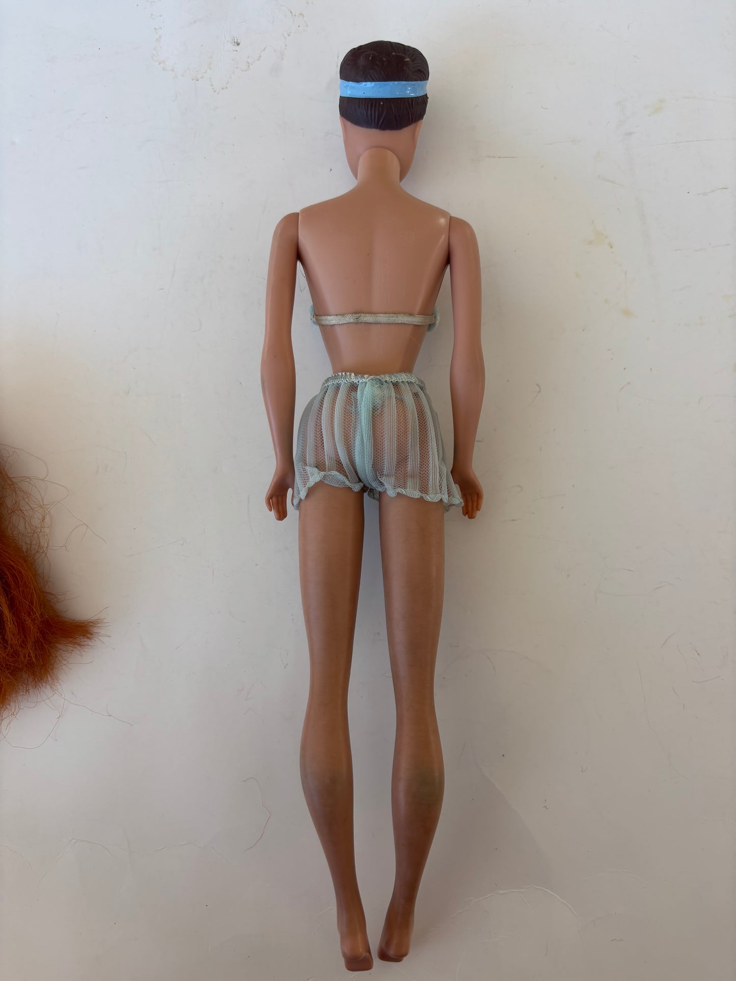 Vintage Mattel 1960's Fashion Queen Barbie w/2 wigs and clothes