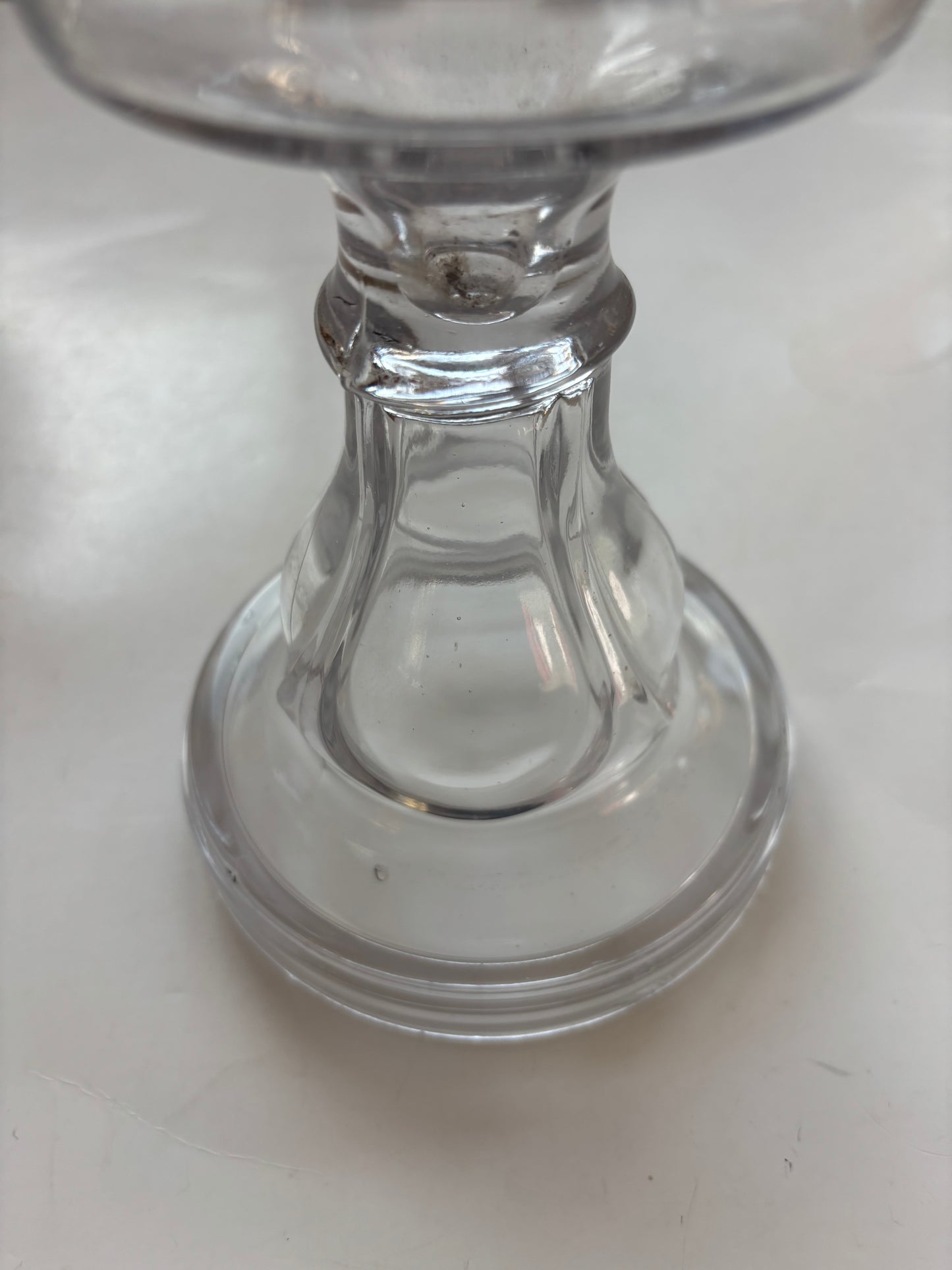 Vintage Glass Kerosene Lamp -16 3/4"