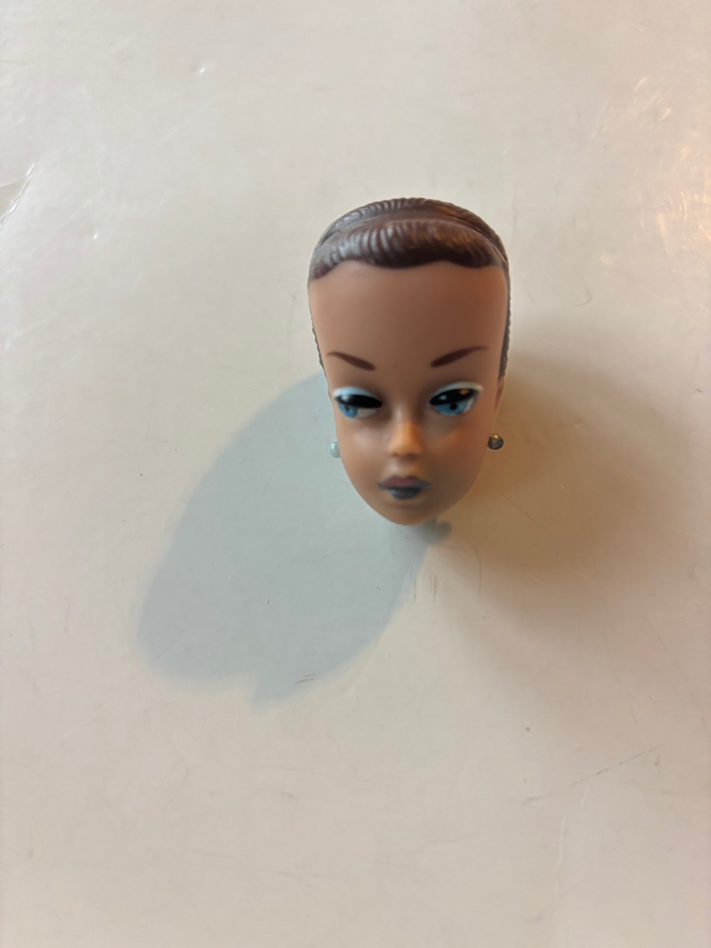 Vintage 1960's Fashion Queen Barbie Doll Head w/earrings