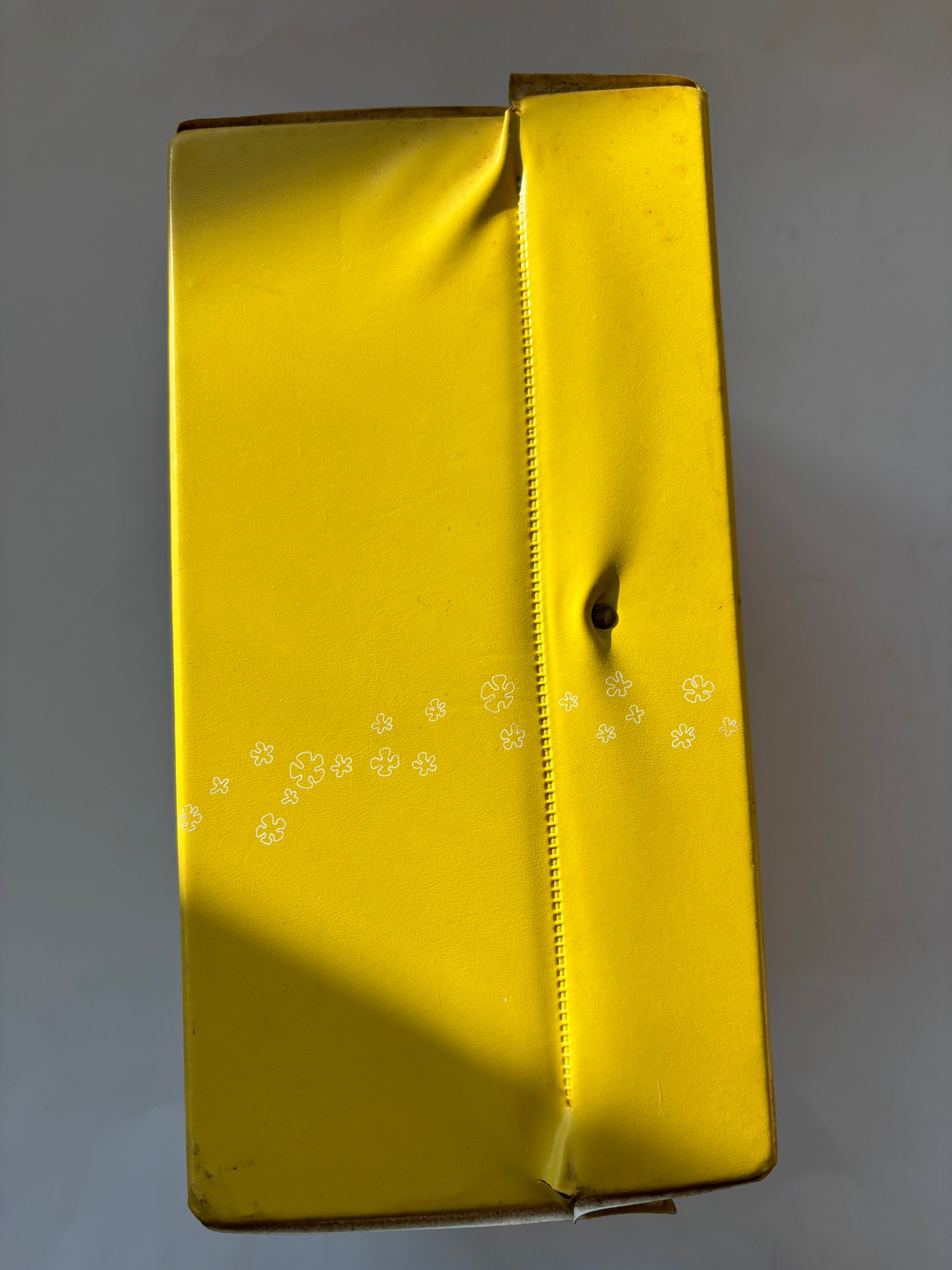 Vintage 1964 Yellow Skipper Doll Carrying Case