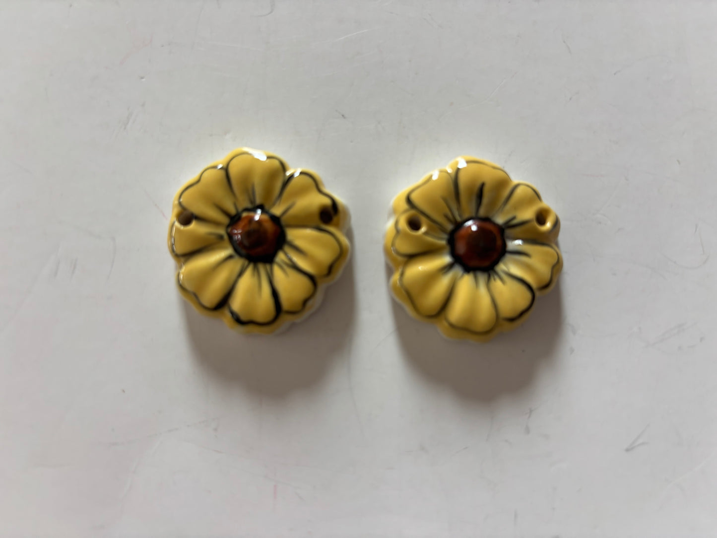 Ceramic Craft Flowers (set of 2)