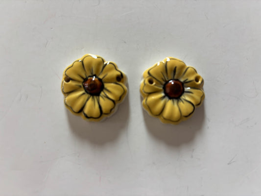 Ceramic Craft Flowers (set of 2)