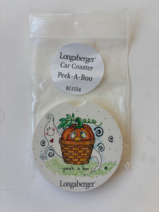 Longaberger "Peek-A-Boo" Car Coaster - #811534
