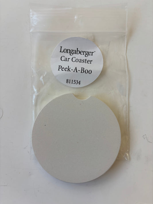 Longaberger "Peek-A-Boo" Car Coaster - #811534