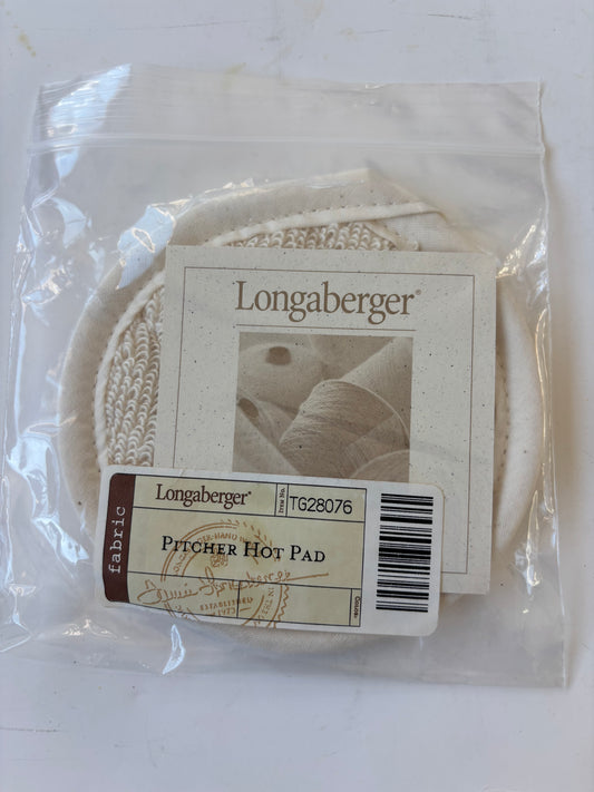 Longaberger Pitcher Hot Pad - NIB #TG28076