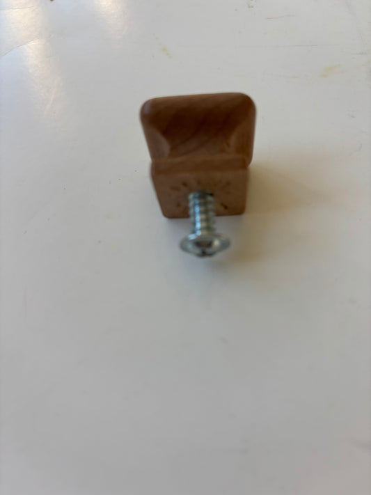 Longaberger 1" x 1" Wood Knob