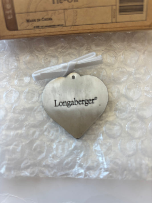 Longaberger Be My Valentine Basket Tie On - NIB #23244