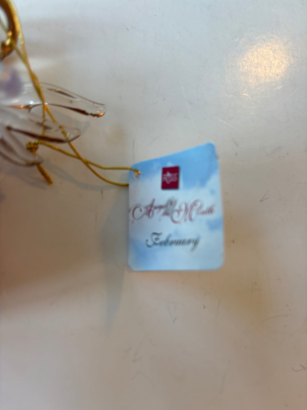 Russ Angel of the Month - February - with tag – Comella's Collectibles LLC
