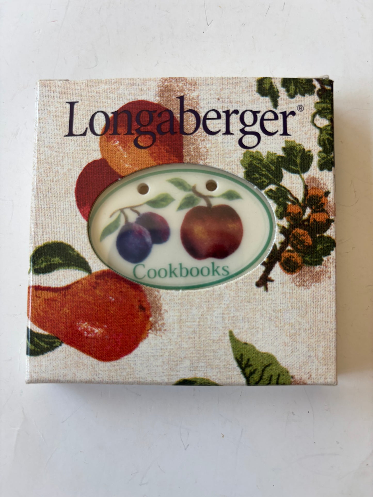 Longaberger Cookbooks Basket Tie On - NIB #3610230