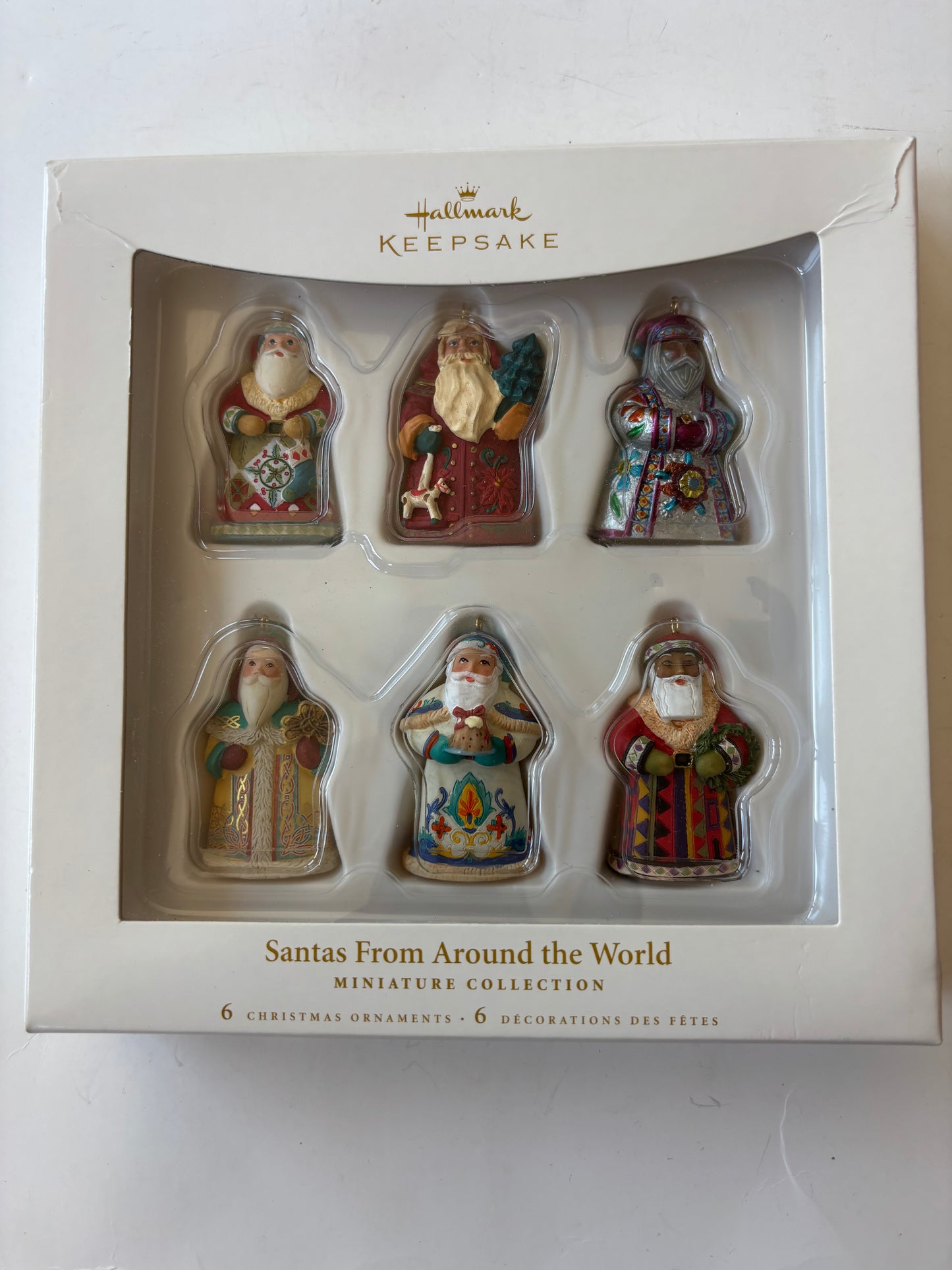 Hallmark Keepsakes 2006 Santa's From Around the World Miniature Ornaments