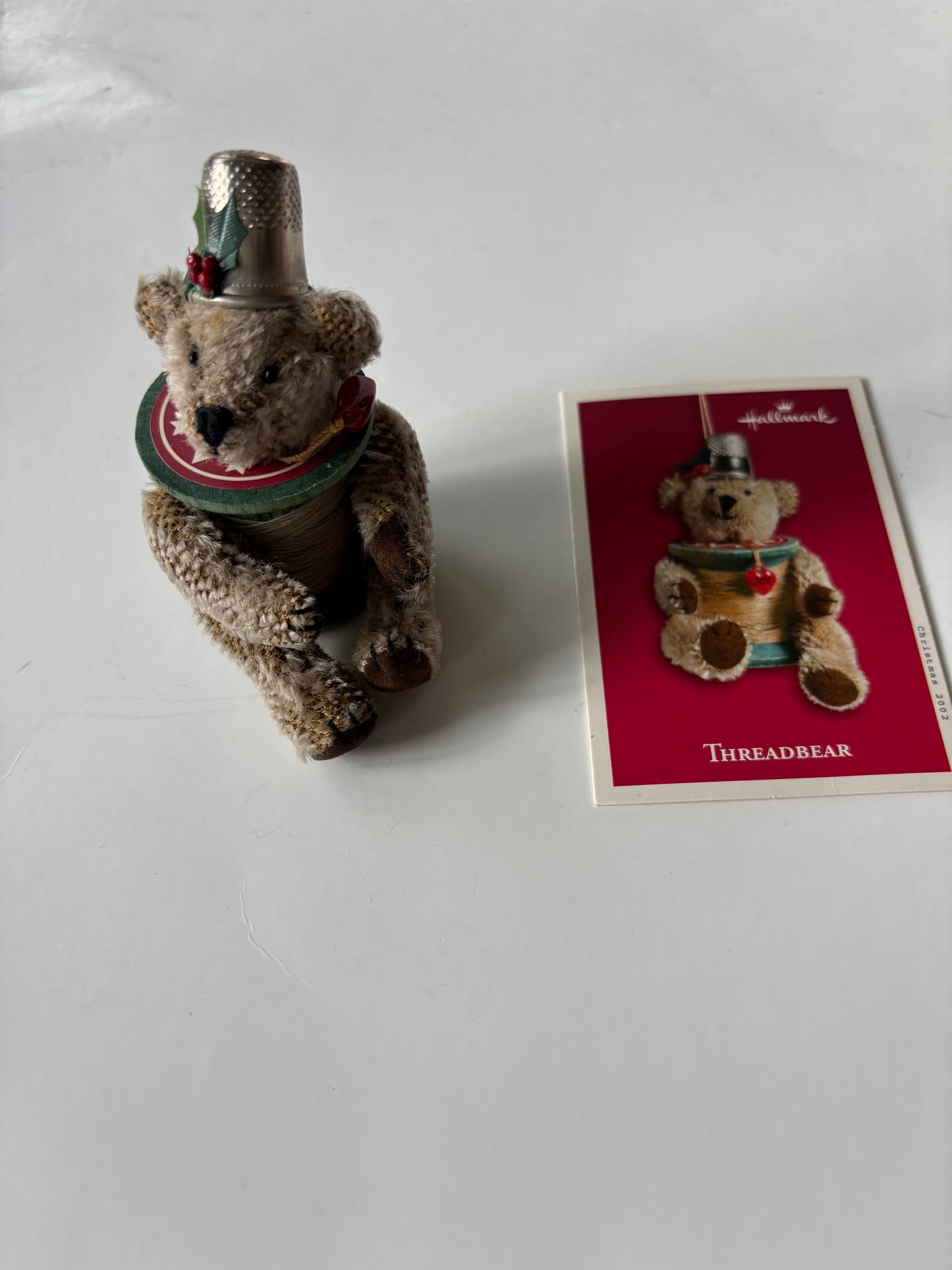 Hallmark Keepsake 2002 ThreadBear Ornament - NIB