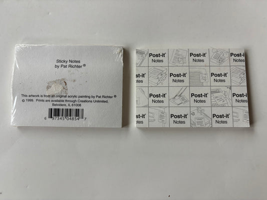 Longaberger Post it Notes - Set of 2 - One by Pat Richter