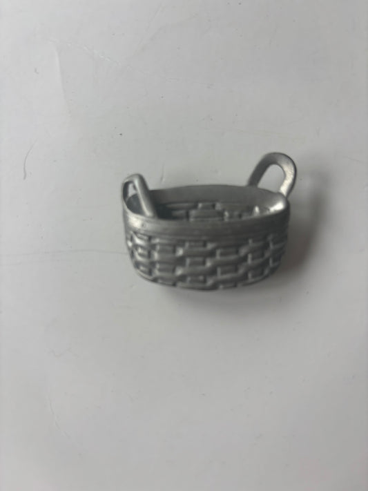 Longaberger Pewter Basket Magnet