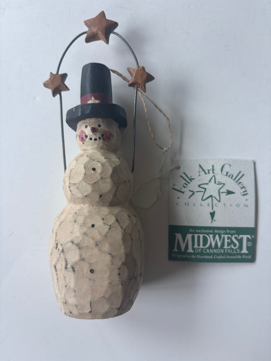 Midwest by Cannon Falls Snowman Figurine - Brand new