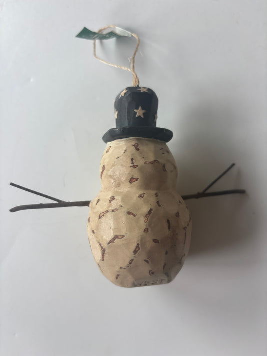 Midwest of Cannon Falls Chunky Snowman Ornament - New