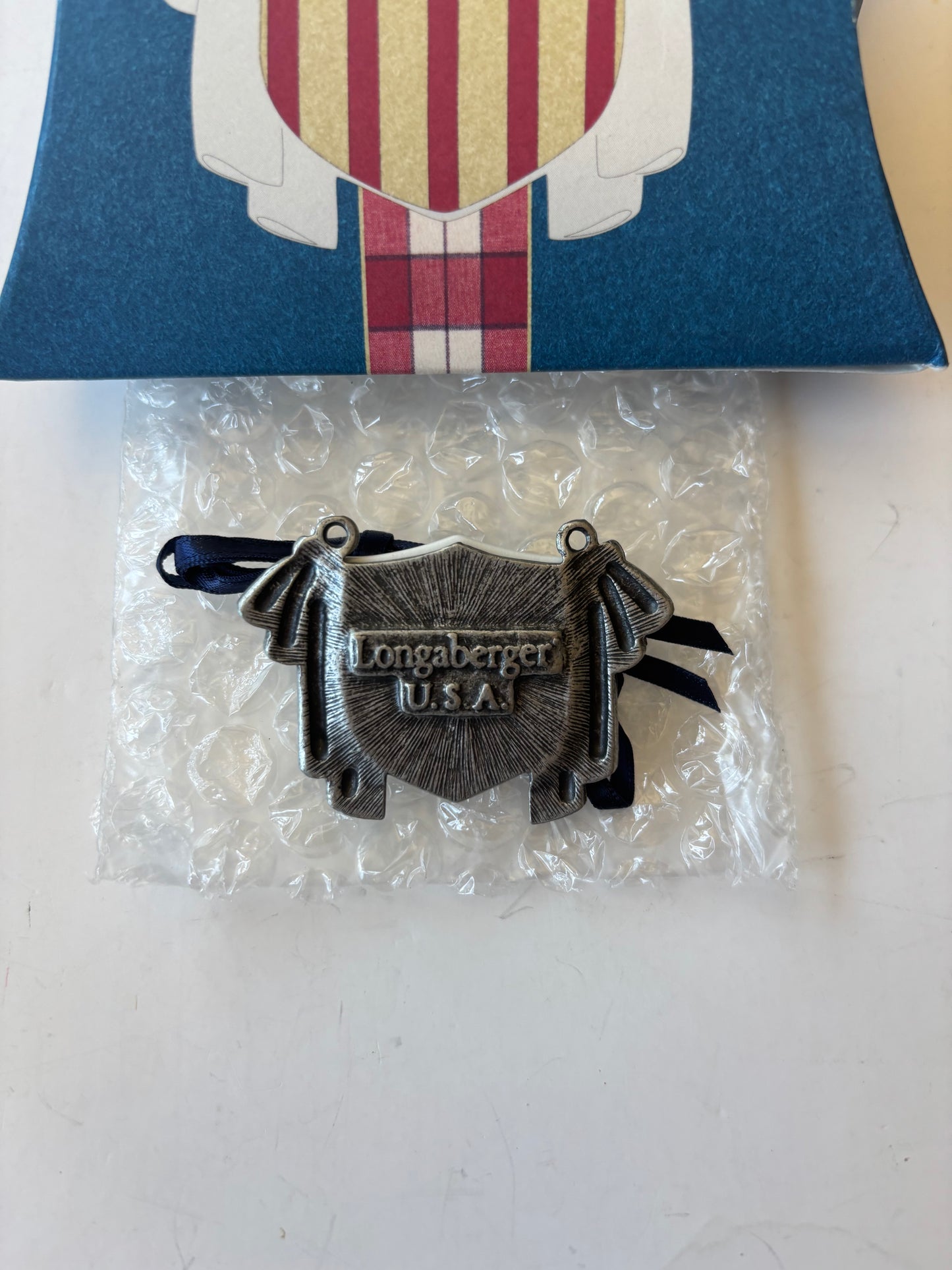 Longaberger All American Basket Tie On - NIB #30816