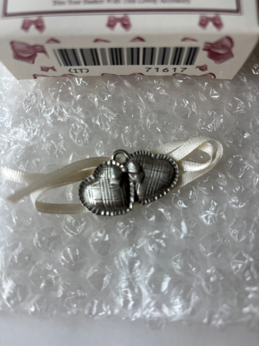 Longaberger Sweetheart Basket Tie On - NIB #71617