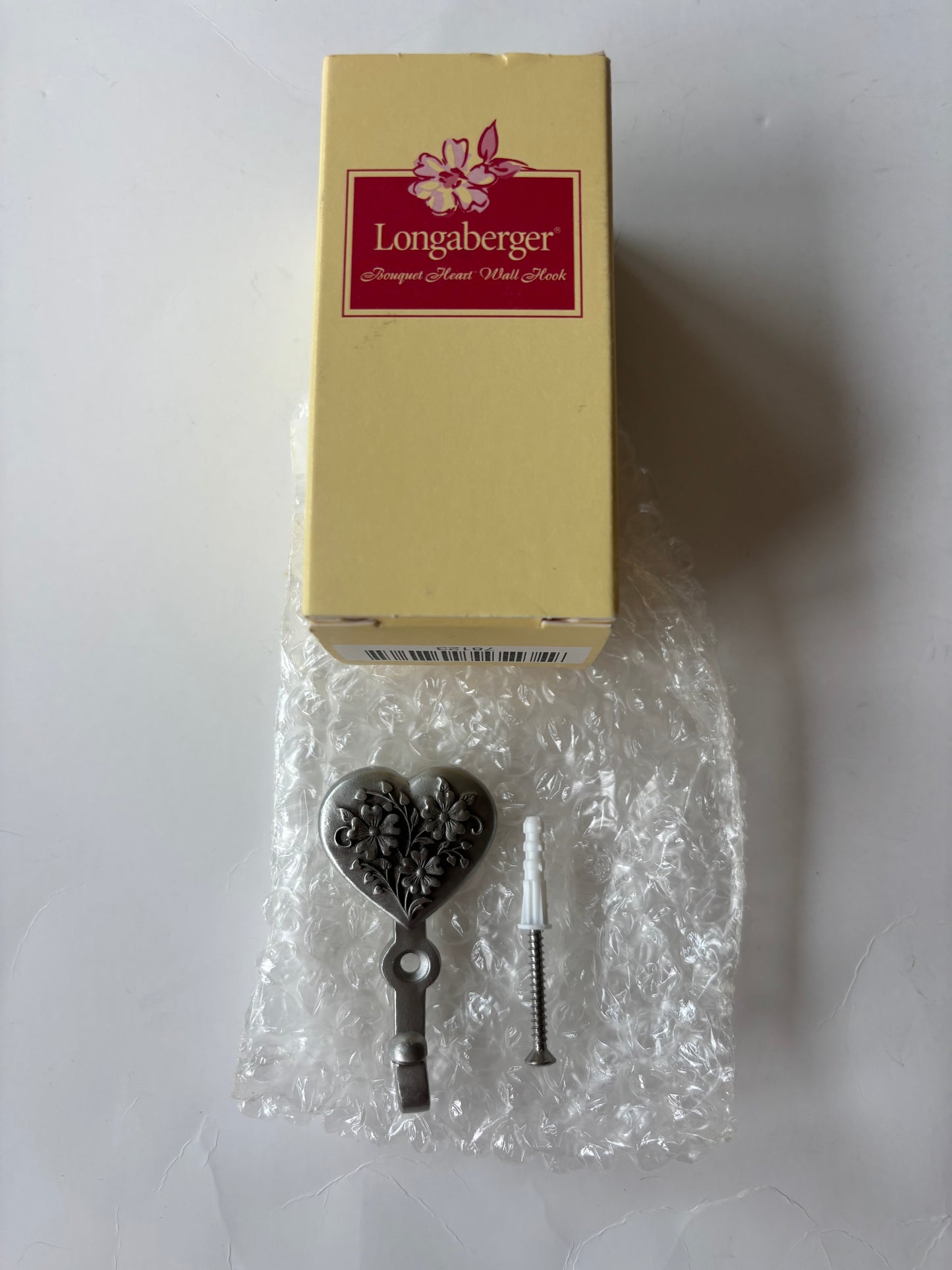 Longaberger Bouquet Heart Wall Hook - NIB #78123