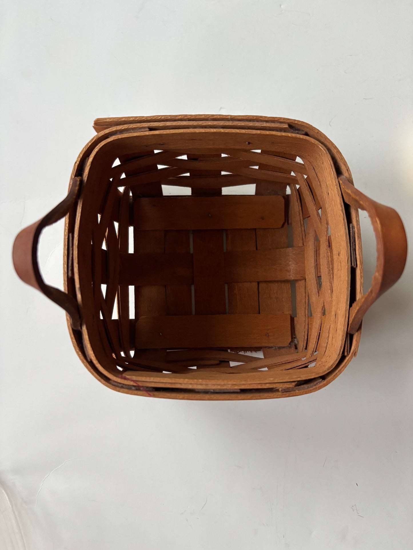 Longaberger Sweet Basil Booking Basket w/protector
