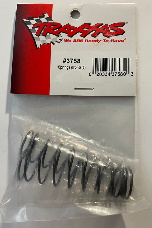 Traxxas Black Front Springs (2 pc) #3758