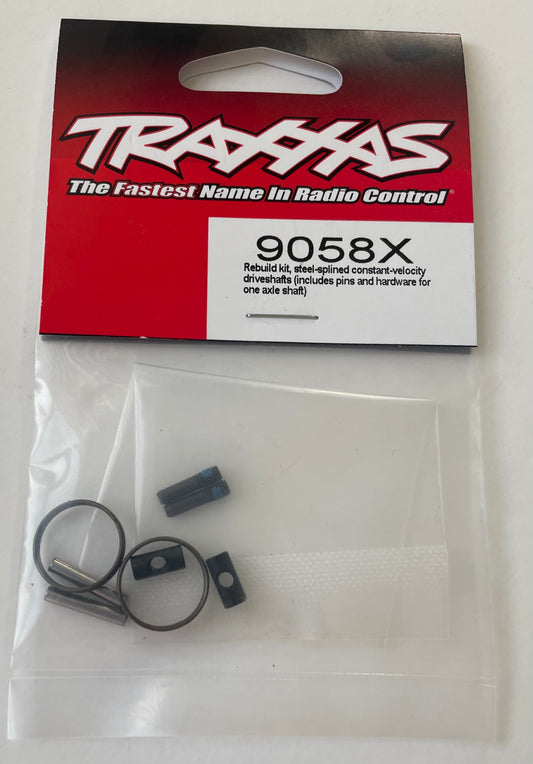 Traxxas Rebuild Kit with Steel-Splined Driveshafts #9058X