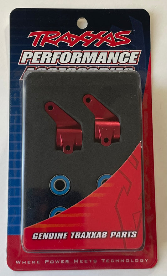 Traxxas Red Anodized Steering Blocks #3636X