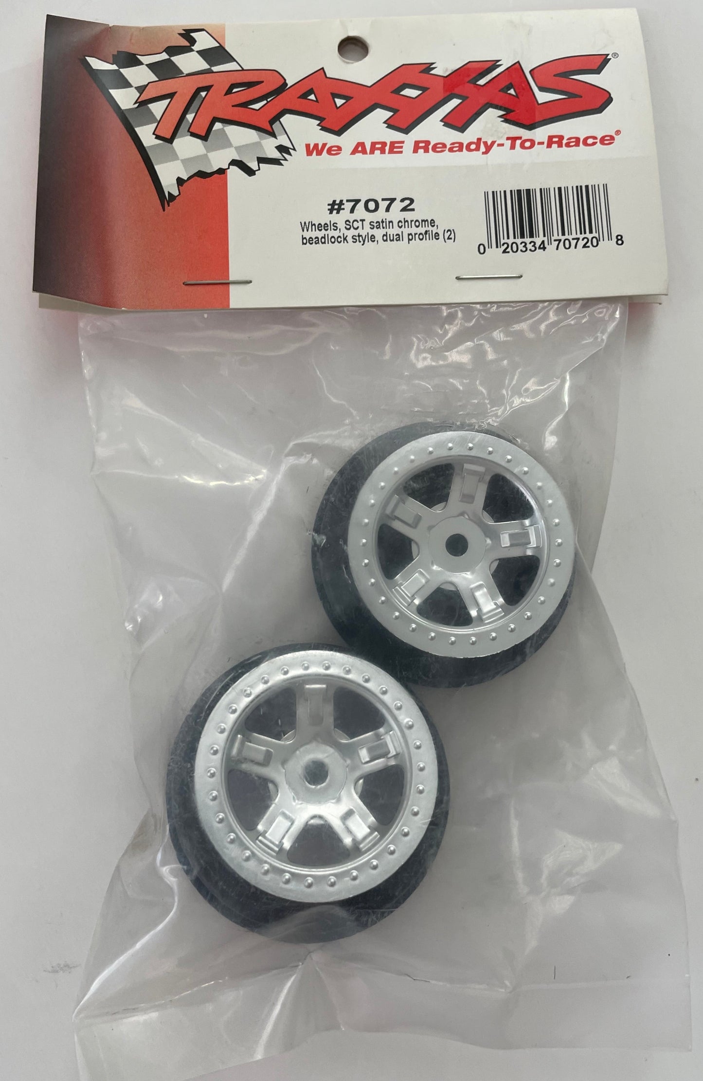 Traxxas Beadlock Satin Chrome Wheels (2 pc) #7072