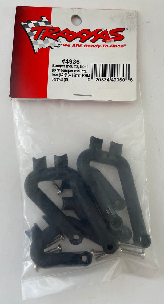 Traxxas Front/Rear Bumper Mounts #4936