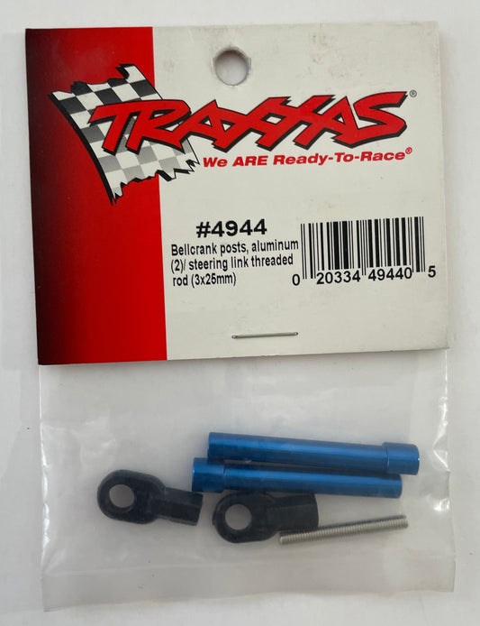 Traxxas Blue Aluminum Bellcrank Posts (2 pc) #4944