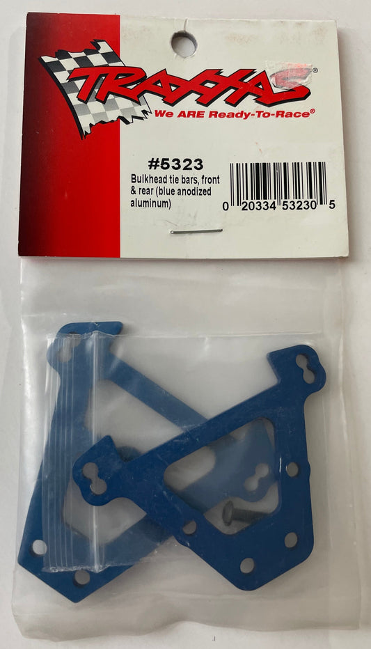 Traxxas Blue Anodized Bulkhead Tie Bars #5323