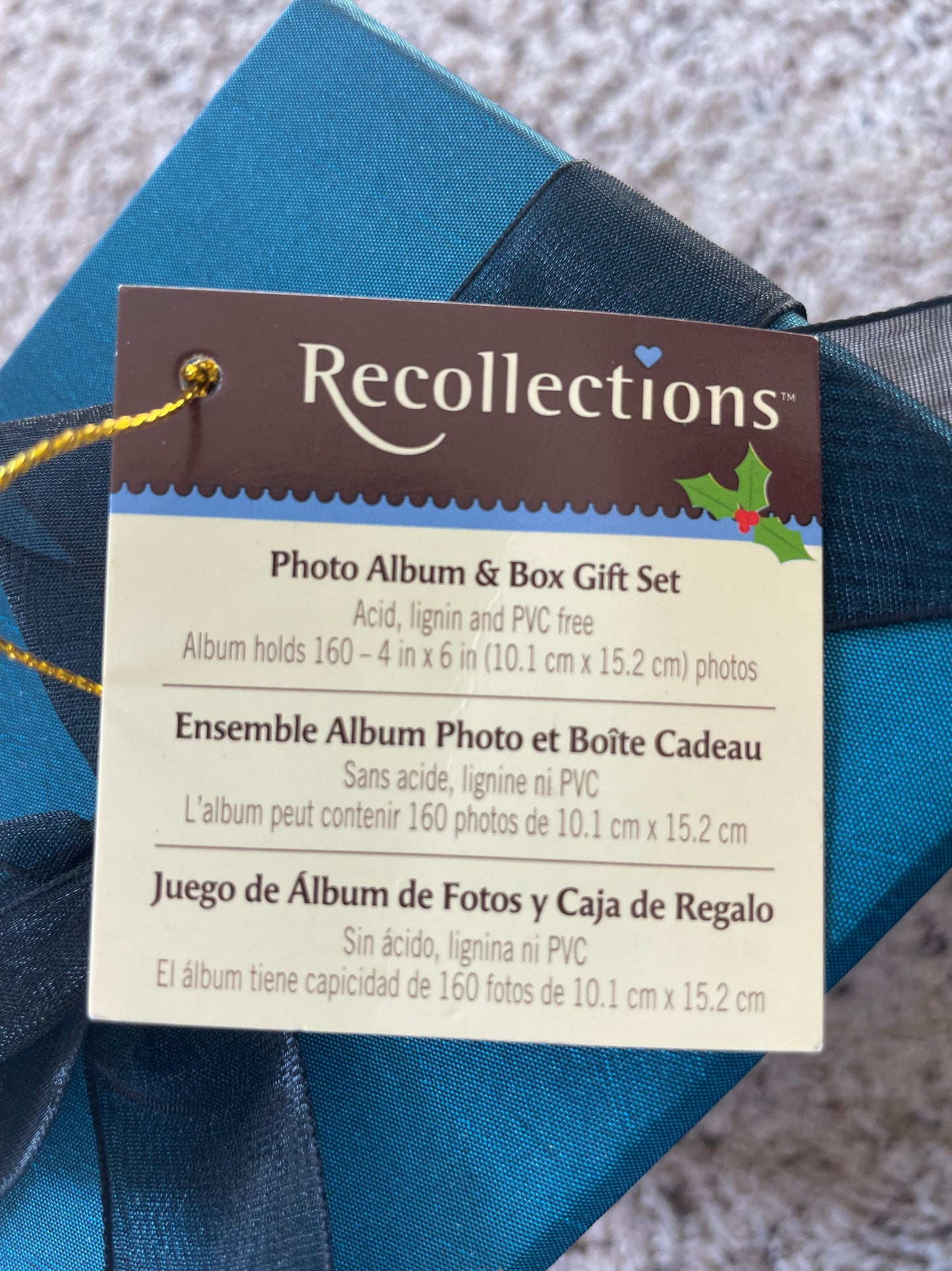 Recollections Photo Album & Box Gift Set - Brand new