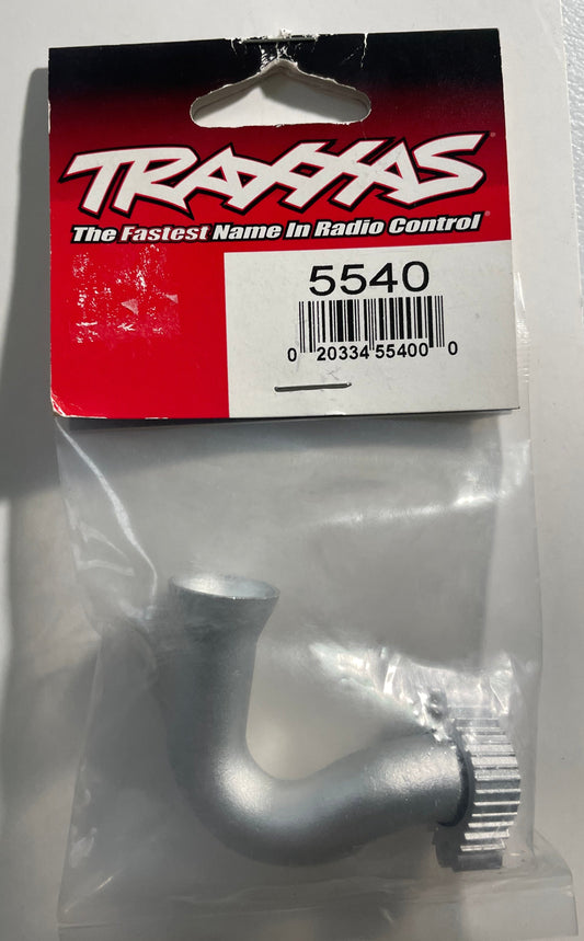 Traxxas Clear Anodized Exhaust Header #5540