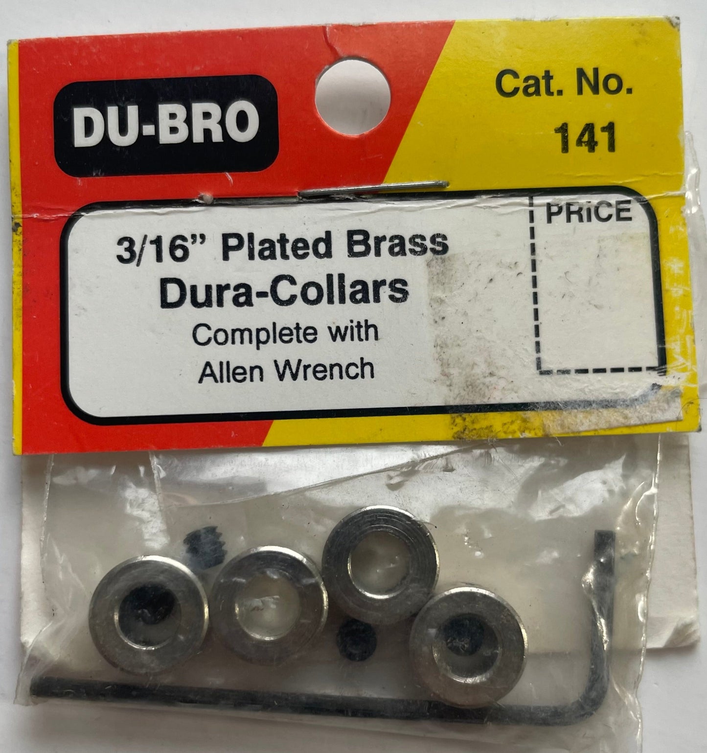 Du-Bro 3/16" Plated Brass Dura-Collars #141