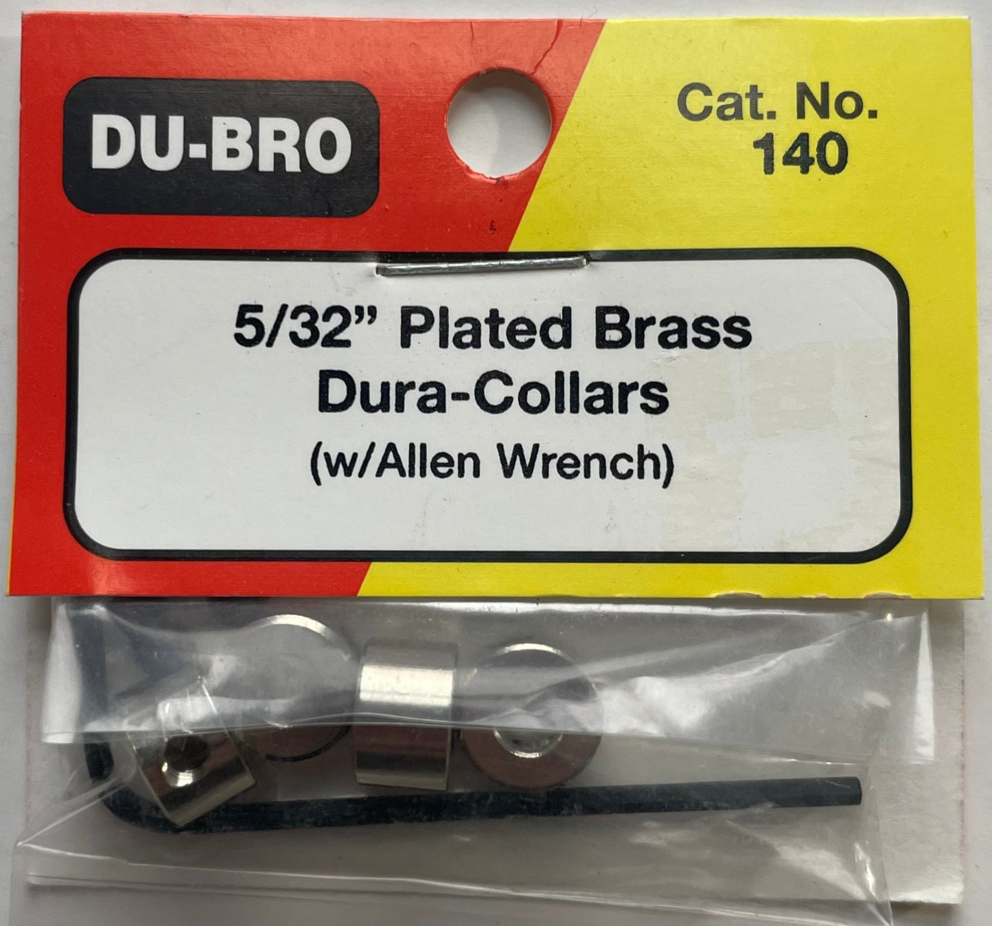 Du-Bro 5/32" Plated Brass Dura-Collars #140