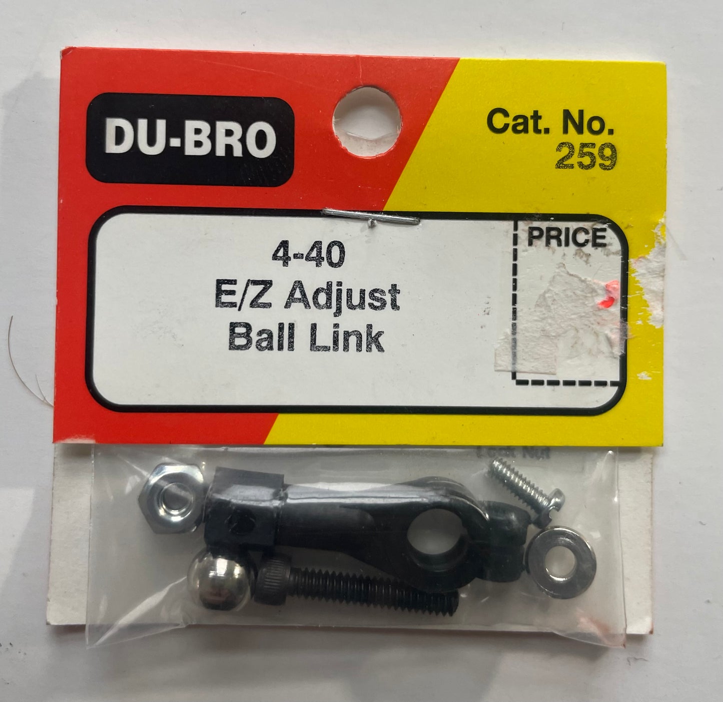 Du-Bro 4-40 E/Z Adjust Ball Link #259