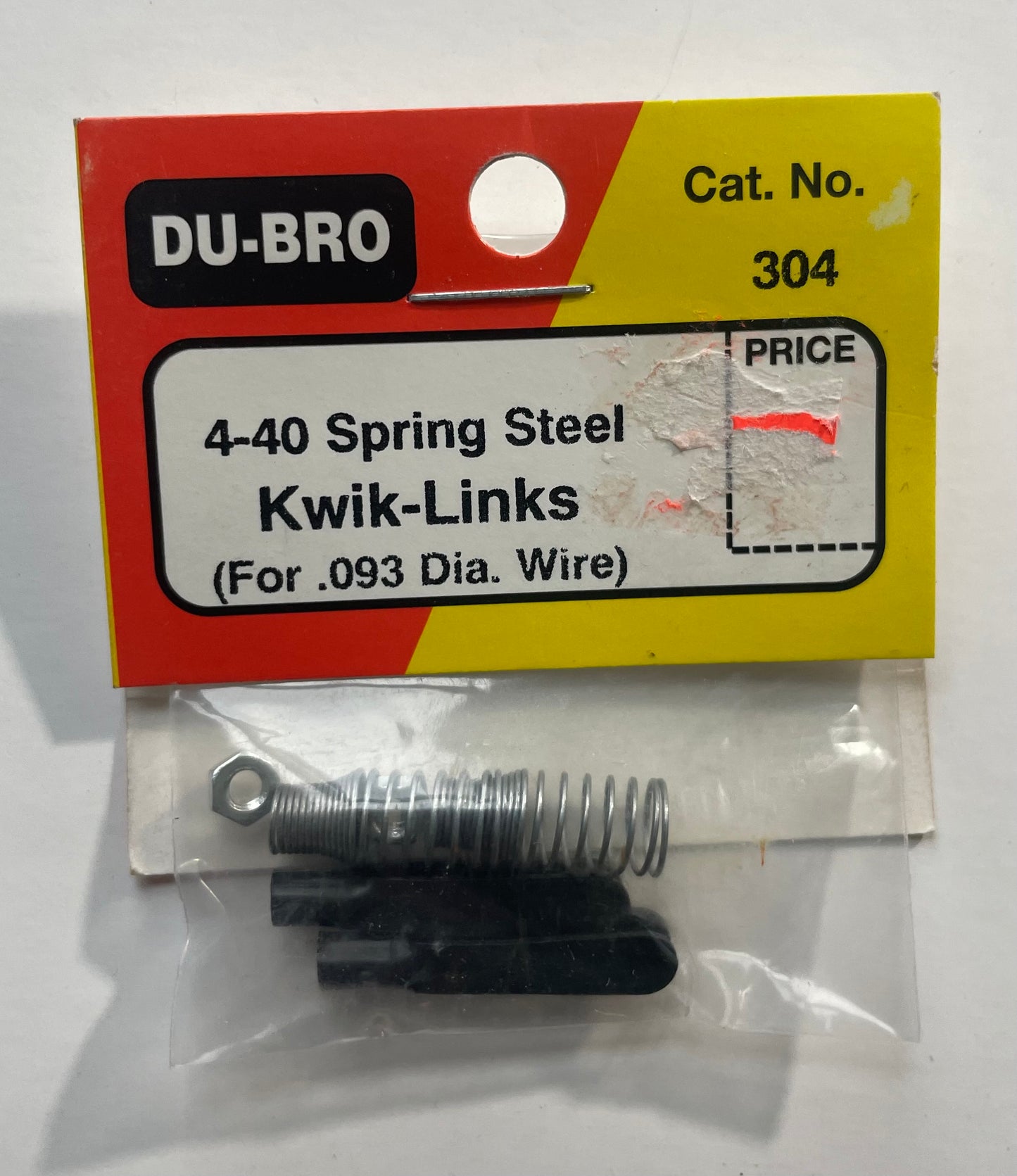 Du-Bro 4-40 Spring Steel Kwik-Links #304