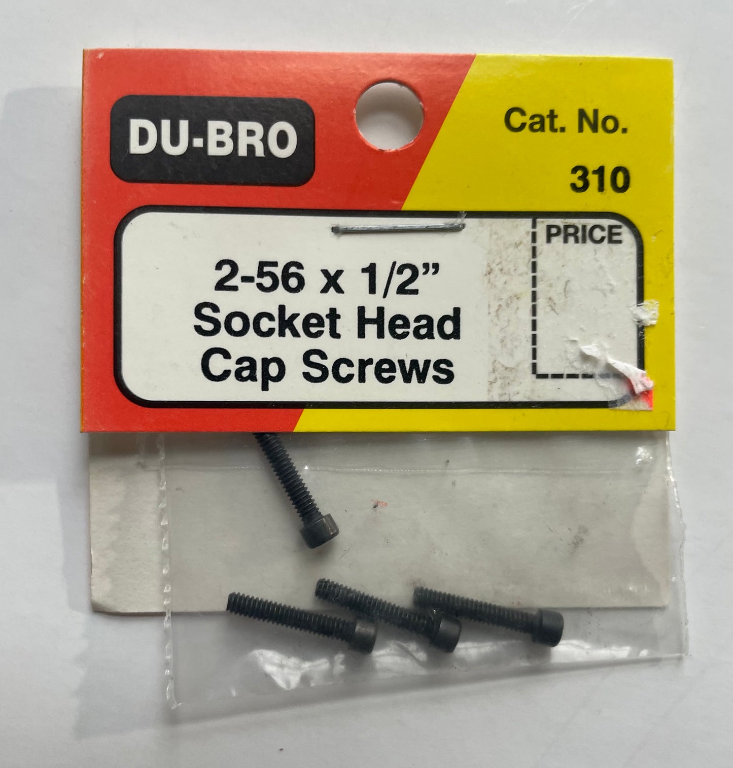 Du-Bro 2-56 x 1/2" Socket Head Cap Screws #310