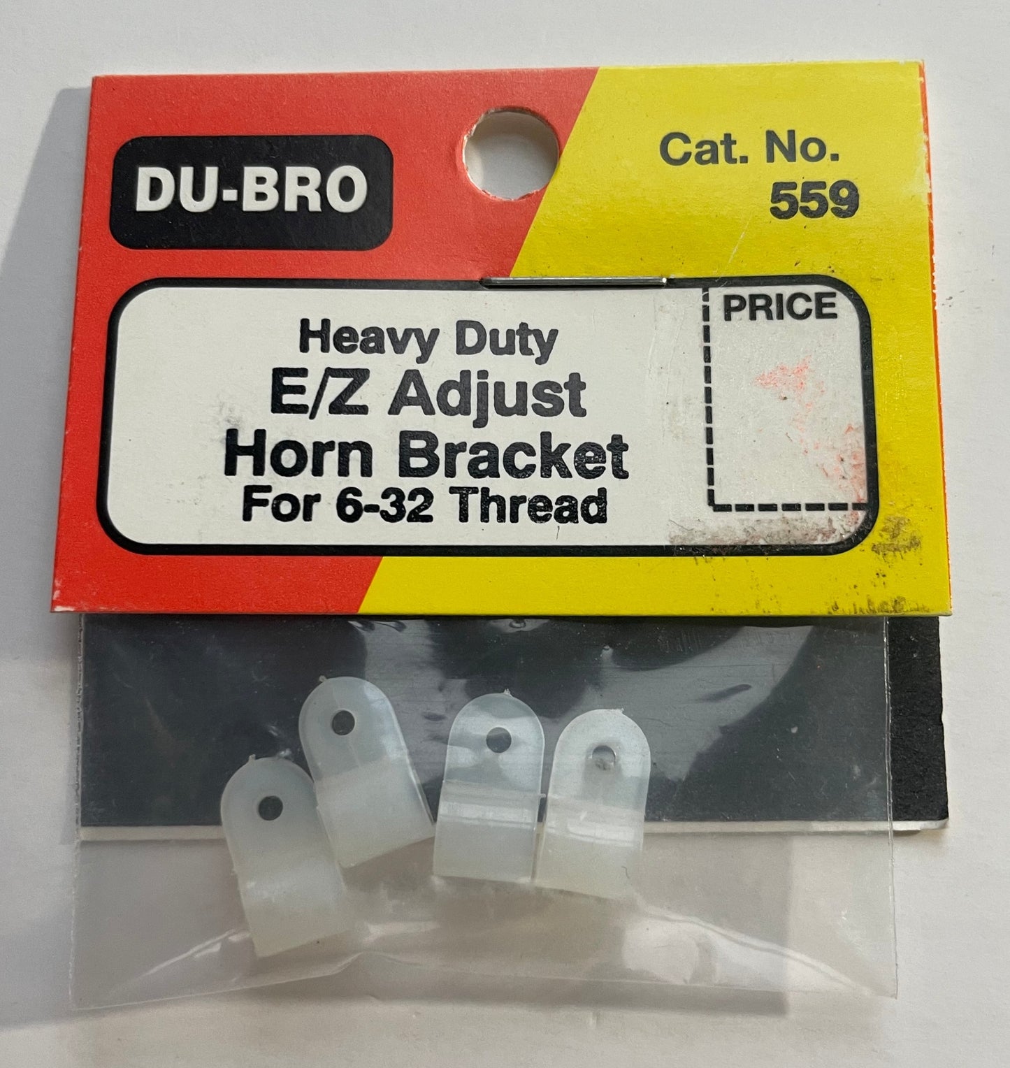 Du-Bro Heavy Duty E/Z Adjust Horn Bracket (4 pc) #559