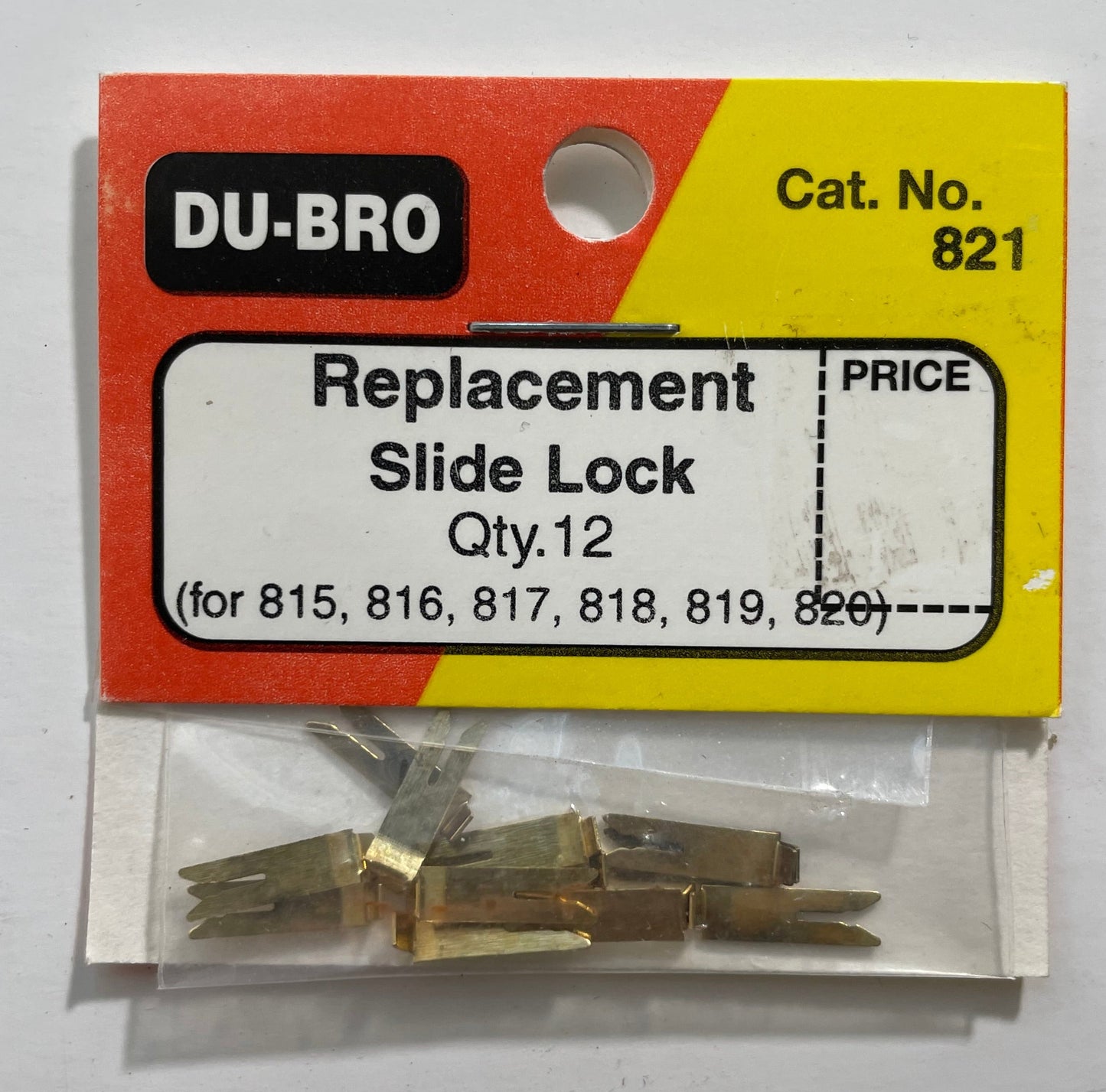 Du-Bro Replacement Slide Lock (12 pc) #821