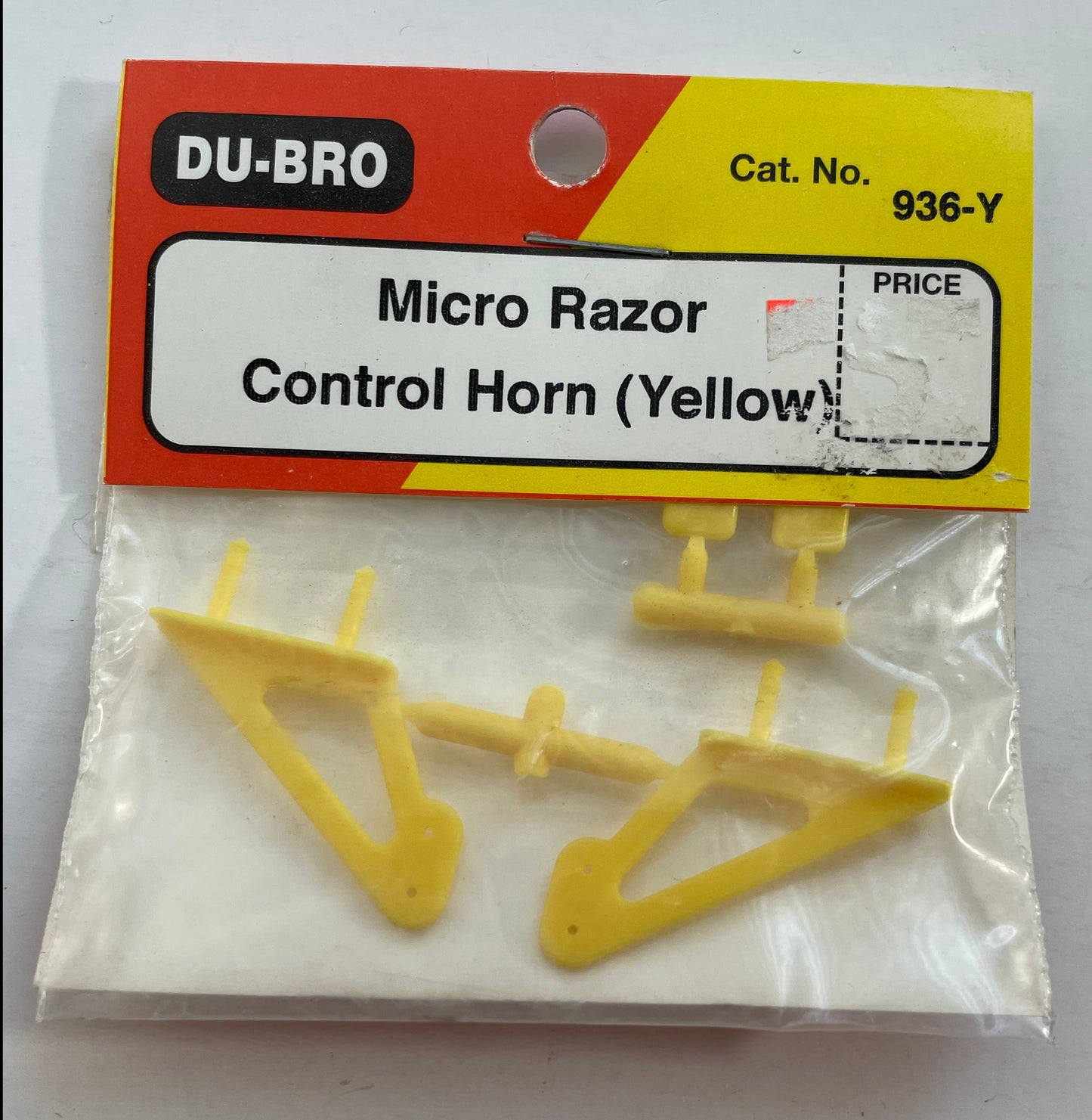 Du-Bro Yellow Micro Razor Control Horn #936-Y