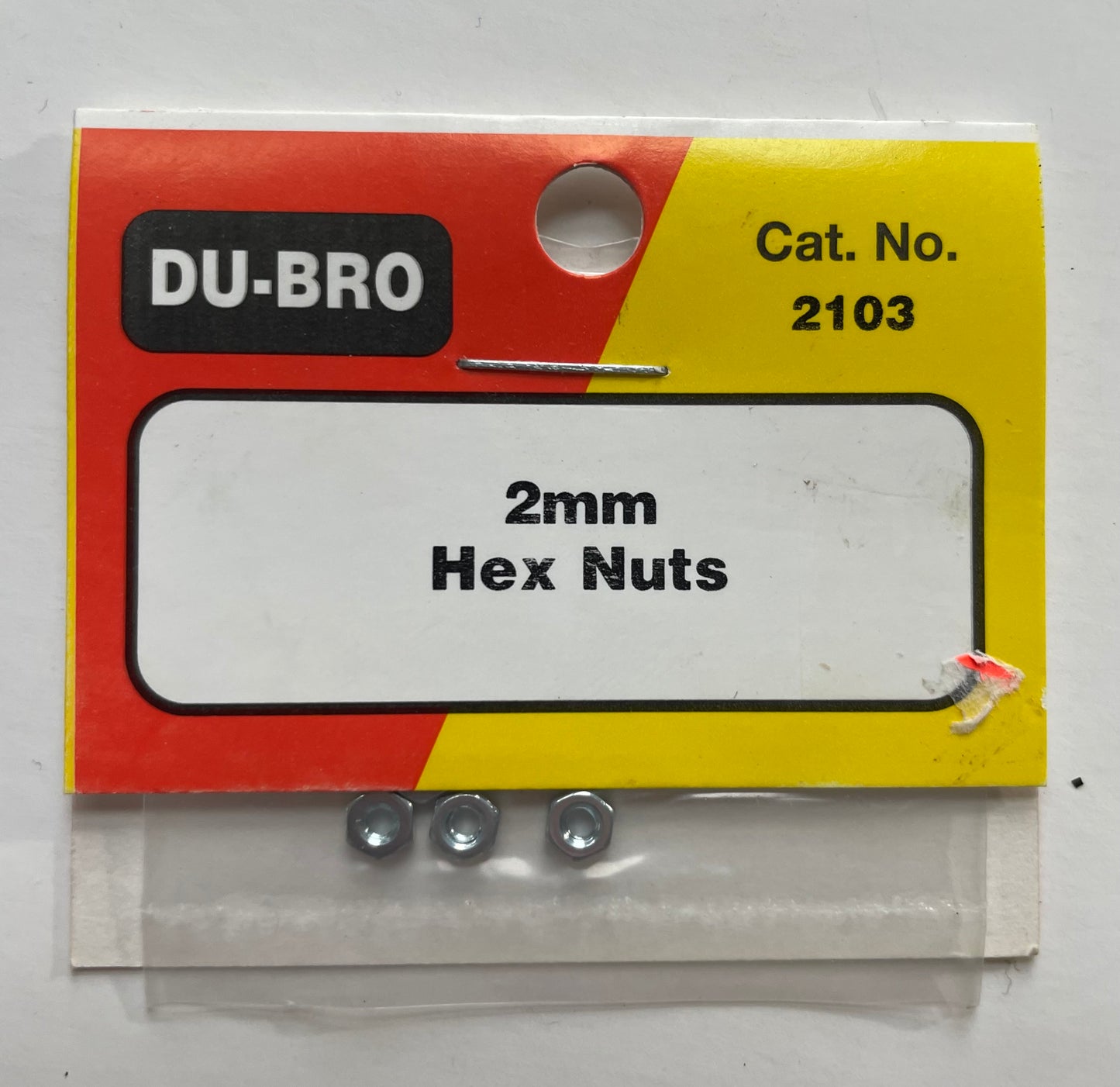 Du-Bro 2mm Hex Nuts (4 pc) #2103