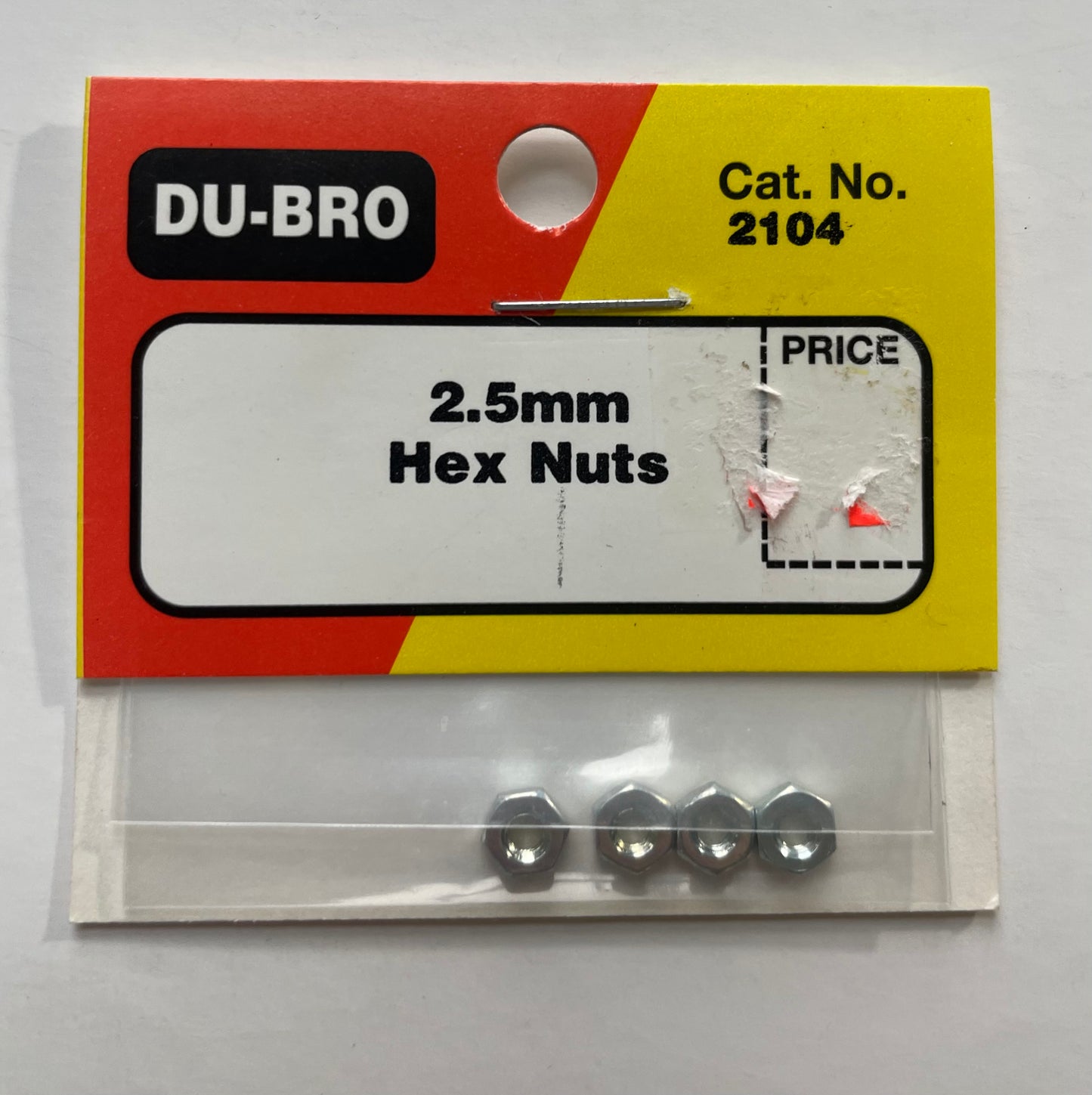 Du-Bro 2.5mm Hex Nuts (4 pc) #2104